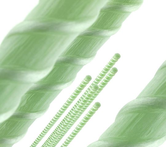Im Krauss-Maffei-Technik können mit einer neu installierten Rebar-Pultrusionsanlage jetzt auch glasfaserverstärkte Elemente für den Betonbau gefertigt und erforscht werden, heißt es. Im Krauss-Maffei-Technik können mit einer neu installierten Rebar-Pultrusionsanlage jetzt auch glasfaserverstärkte Elemente für den Betonbau gefertigt und erforscht werden, heißt es.