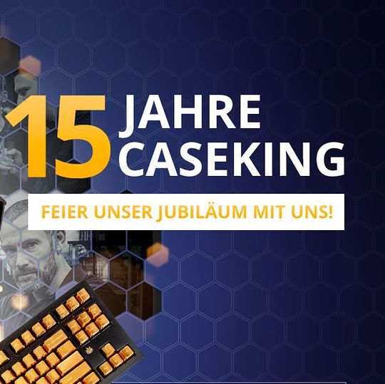 Gewinnspiele, Hardware-Sonderangebote, Special Editions: Caseking lässt es zum 15. Jubiläum krachen. Gewinnspiele, Hardware-Sonderangebote, Special Editions: Caseking lässt es zum 15. Jubiläum krachen.