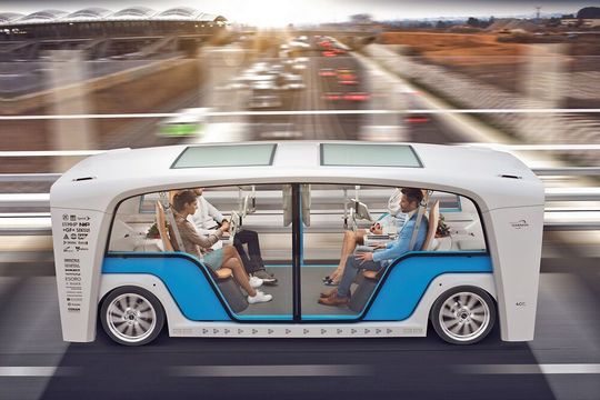 Das Rinspeed-Fahrzeug „Snap“ ...