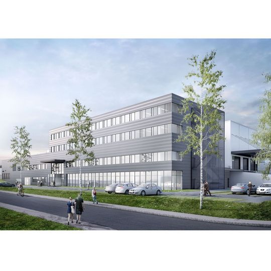 In Renningen entsteht der neue Firmensitz von M+W Products. In Renningen entsteht der neue Firmensitz von M+W Products.