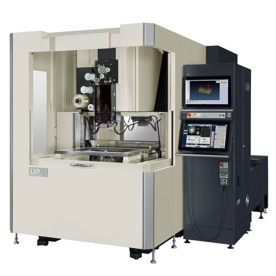 Makino UP6 is equipped with a newly developed wire drive system to enable better corner accuracy among other benefits. Makino UP6 is equipped with a newly developed wire drive system to enable better corner accuracy among other benefits.