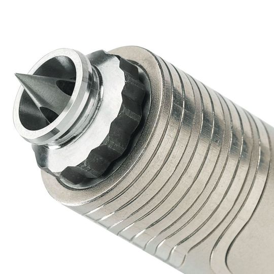 According to Hasco, the flow-optimised torpedo geometries permit gentle transport of the melt and hence high-grade injection-moulded parts. According to Hasco, the flow-optimised torpedo geometries permit gentle transport of the melt and hence high-grade injection-moulded parts.