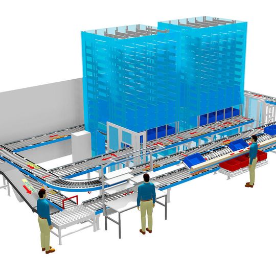 Das automatische Kleinteilelager „Flexpick+“ von Wegener + Stapel (W+S) adressiert insbesondere kleine und mittelständische Unternehmen. Das automatische Kleinteilelager „Flexpick+“ von Wegener + Stapel (W+S) adressiert insbesondere kleine und mittelständische Unternehmen.