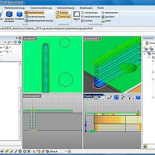 Die neue Version 2018 der Software Visual CAD/CAM. Die neue Version 2018 der Software Visual CAD/CAM.