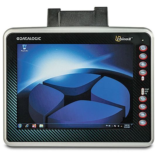 Der Fahrzeug-Computer Rhino II ist in der Schutzart IP65/UP67 ausgeführt. Der Fahrzeug-Computer Rhino II ist in der Schutzart IP65/UP67 ausgeführt.
