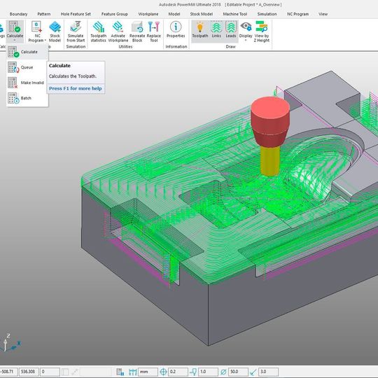 Autodesk Powermill und Autodesk Feature-CAM wurden in der Version 2018 mit einer multifunktionalen Benutzeroberfläche im Ribbon-Stil ausgestattet. Autodesk Powermill und Autodesk Feature-CAM wurden in der Version 2018 mit einer multifunktionalen Benutzeroberfläche im Ribbon-Stil ausgestattet.