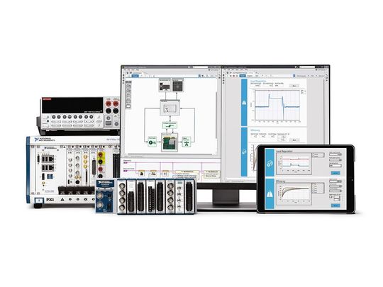Bei der aktuellen Version von LabVIEW NXG gehört unter anderem das WebVI, mit dem sich eine webbasierte Benutzeroberfläche für PCs, Tablets oder Smartphones erstellen. Bei der aktuellen Version von LabVIEW NXG gehört unter anderem das WebVI, mit dem sich eine webbasierte Benutzeroberfläche für PCs, Tablets oder Smartphones erstellen.