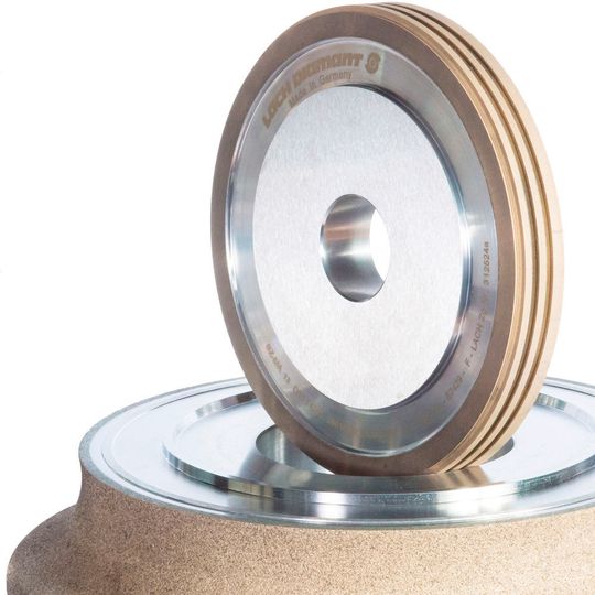 The “contour-profiled” grinding wheel replaces the whole set of wheels normally required to get the same job done. The “contour-profiled” grinding wheel replaces the whole set of wheels normally required to get the same job done.