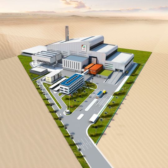 So soll die weltgrößte Energy-from-Waste-Anlage in Dubai aussehen. So soll die weltgrößte Energy-from-Waste-Anlage in Dubai aussehen.