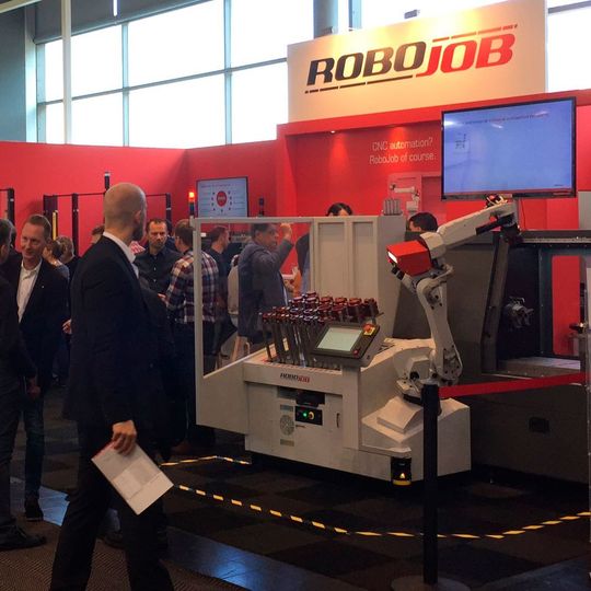 Das Unternehmen Robojob ist 2018 erstmals mit einem eigenen Stand auf der Metav vertreten. Das Unternehmen Robojob ist 2018 erstmals mit einem eigenen Stand auf der Metav vertreten.