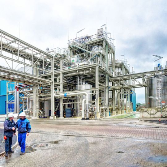 Die Anlage von Neolyse Ibbenbüren produziert Kalilauge, Chlor und Wasserstoff. Die Anlage von Neolyse Ibbenbüren produziert Kalilauge, Chlor und Wasserstoff.