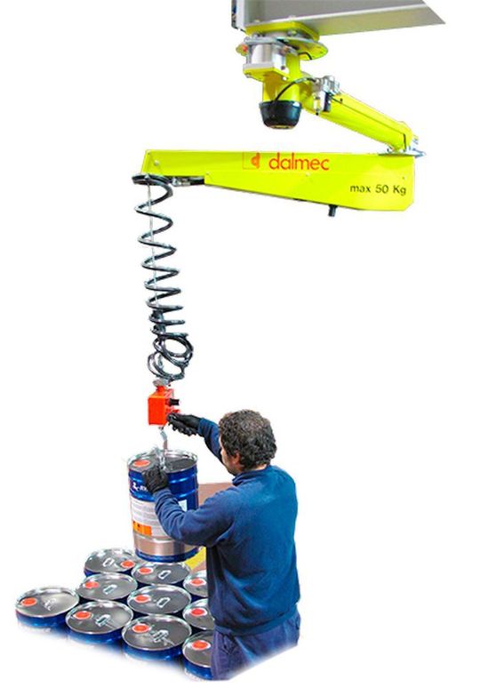 : Der Handhabungs-Manipulator verfügt über eine maximale Tragkraft von 60 kg, einen vertikalen Hub von : Der Handhabungs-Manipulator verfügt über eine maximale Tragkraft von 60 kg, einen vertikalen Hub von