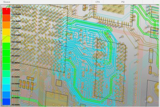 Bild 1: Mit Hilfe von Simulationslösungen kann die Power- und Signalintegrität sichergestellt werden. Bild 1: Mit Hilfe von Simulationslösungen kann die Power- und Signalintegrität sichergestellt werden.