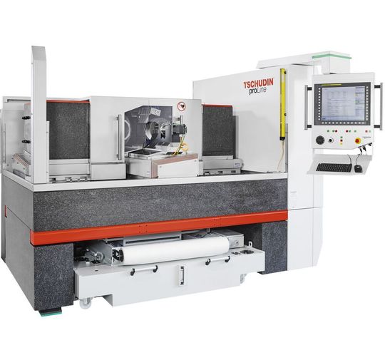 Tschudin's departure from the usual teaching of mechanical engineering in cylindrical grinding was born the centerless 400 CNC proline cylindrical grinding machine. Almost completely, it is said, setup and grinding processes can be carried out digitally. Tschudin's departure from the usual teaching of mechanical engineering in cylindrical grinding was born the centerless 400 CNC proline cylindrical grinding machine. Almost completely, it is said, setup and grinding processes can be carried out digitally.