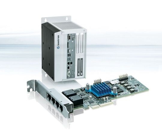 Der wartungsfreie Industriecomputer hat bereits eine TSN-Netzwerkkarte mit Software und Real Time Linux Betriebssystem vorintegriert. Der wartungsfreie Industriecomputer hat bereits eine TSN-Netzwerkkarte mit Software und Real Time Linux Betriebssystem vorintegriert.