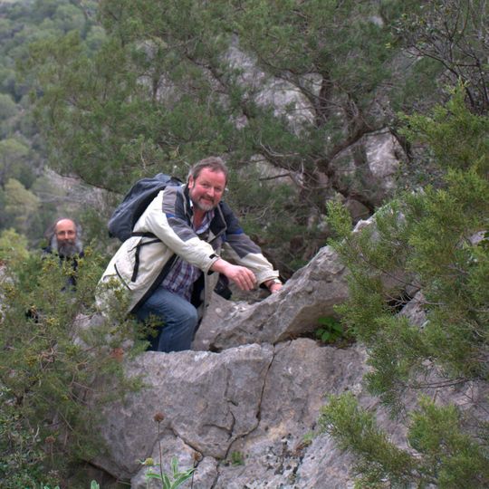 Prof. Dr. Hardy Pfanz bei einer Expedition Prof. Dr. Hardy Pfanz bei einer Expedition