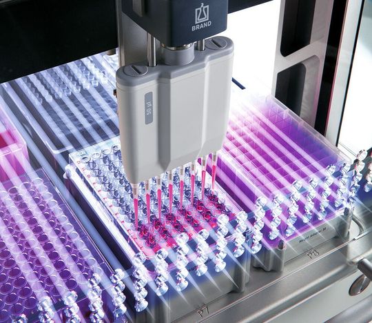 Pipettierroboter Liquid Handling Station flow Pipettierroboter Liquid Handling Station flow