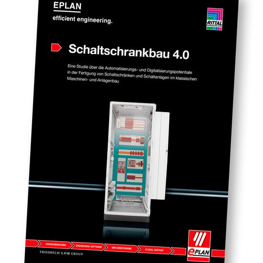 Schaltschrankbau 4.0: Die 39-seitige Studie zum Schaltschrankbau ist exklusiv bei Eplan erhältlich. Schaltschrankbau 4.0: Die 39-seitige Studie zum Schaltschrankbau ist exklusiv bei Eplan erhältlich.