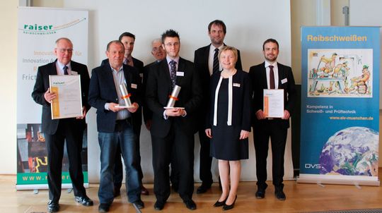 Mit dem „Innovationspreis für Reibschweißen“ wurde 2017 ein Projekt zur rührreibgeschweißten Herstellung von Titan-Treibgastanks ausgezeichnet.