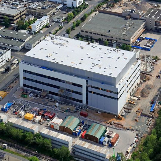 Luftbild des Neubaukomplexes Luftbild des Neubaukomplexes