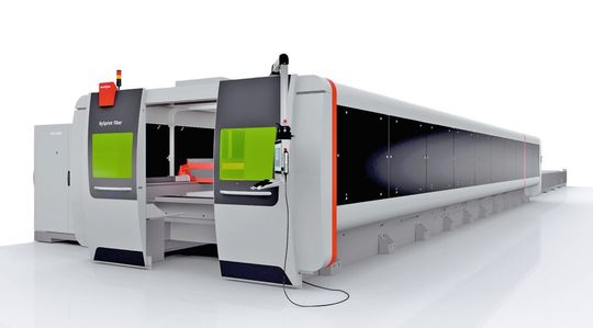 Désormais aussi au format 12 mètres : Bystronic complète la gamme de lasers à fibres optiques BySprint Fiber avec le grand format 12020. Désormais aussi au format 12 mètres : Bystronic complète la gamme de lasers à fibres optiques BySprint Fiber avec le grand format 12020.