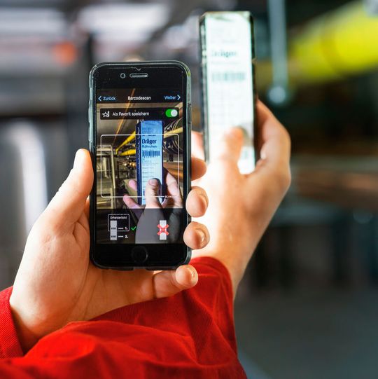 Mithilfe der App lassen sich Dräger-Röhrchen mit dem Smartphone dokumentieren. Mithilfe der App lassen sich Dräger-Röhrchen mit dem Smartphone dokumentieren.