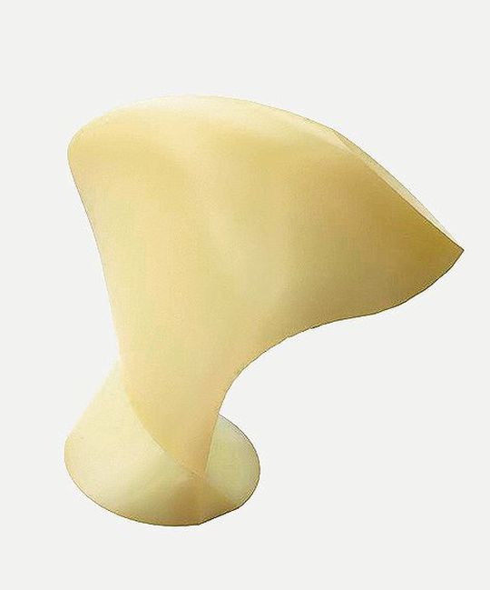 Das ist ein aus PA 12C-Lauramid gegossenes Flügelblatt eines Schiffspropellers mit bereits endkonturnaher Geometrie. Eins von vielen Lauramid-Exponaten im Rahmen der Hannover-Messe-Show von Handtmann Elteka in Halle 5 am Stand D33. Nicht zuletzt feiert das Unternehmen auch noch 50 Jahre Lauramid! Das ist ein aus PA 12C-Lauramid gegossenes Flügelblatt eines Schiffspropellers mit bereits endkonturnaher Geometrie. Eins von vielen Lauramid-Exponaten im Rahmen der Hannover-Messe-Show von Handtmann Elteka in Halle 5 am Stand D33. Nicht zuletzt feiert das Unternehmen auch noch 50 Jahre Lauramid!