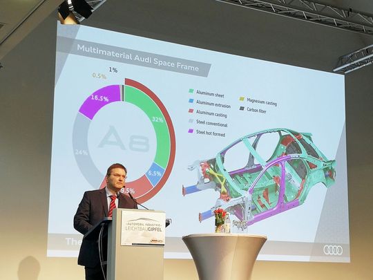 Diese Materialien stecken im Audi Space Frame.