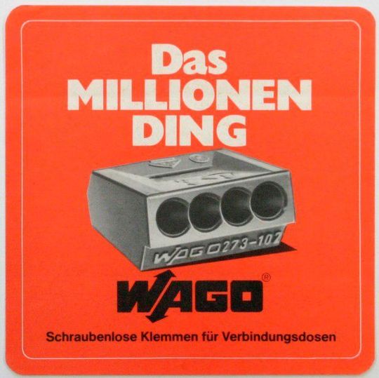 Die Verbindungsdosenklemme 273 machte Wago im Jahr 1974 bekannt. Schon damals galt das Motto: Einfach, schnell und sicher. Die Verbindungsdosenklemme 273 machte Wago im Jahr 1974 bekannt. Schon damals galt das Motto: Einfach, schnell und sicher.