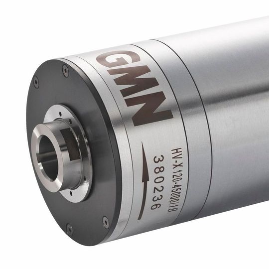 Die Hochgeschwindigkeits-Schleifspindel der Baureihe HV-X mit selbst entwickelter hydroviskoser Dämpfung reduziert Schwingungen im Schleifprozess. Die Hochgeschwindigkeits-Schleifspindel der Baureihe HV-X mit selbst entwickelter hydroviskoser Dämpfung reduziert Schwingungen im Schleifprozess.