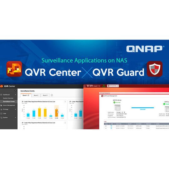 Qnap baut sein NVR-System QVR Pro weiter aus. Qnap baut sein NVR-System QVR Pro weiter aus.