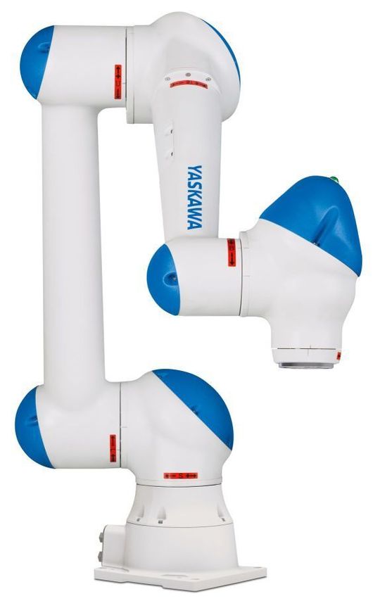 Der kollaborative Roboter Motoman HC10 von Yaskawa erfüllt die Vorgaben der Europäischen Maschinenrichtlinie (Richtlinie 2006/42/EG) und darf damit ohne Einschränkungen innerhalb der EU in Verkehr gebracht werden. Der kollaborative Roboter Motoman HC10 von Yaskawa erfüllt die Vorgaben der Europäischen Maschinenrichtlinie (Richtlinie 2006/42/EG) und darf damit ohne Einschränkungen innerhalb der EU in Verkehr gebracht werden.