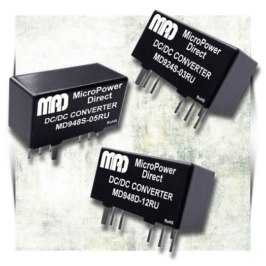 Bild 1: 9-Watt-SIP DC/DC-Wandler von Micropower Direct Bild 1: 9-Watt-SIP DC/DC-Wandler von Micropower Direct