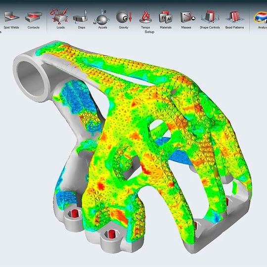 Lattice Analyse - Optimierungsergebnisse der Simulation von hybriden Volumen- und Lattice-Strukturen. Lattice Analyse - Optimierungsergebnisse der Simulation von hybriden Volumen- und Lattice-Strukturen.