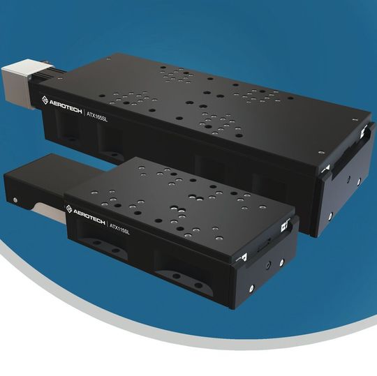 Die Linearpositioniertische der ATX-Serie von Aerotech können sowohl in größere Maschinen integriert als auch als eigenständige Komponenten verwendet werden. Die Linearpositioniertische der ATX-Serie von Aerotech können sowohl in größere Maschinen integriert als auch als eigenständige Komponenten verwendet werden.