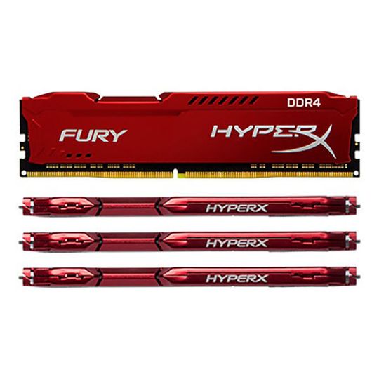 HyperX erweitert die Fury-Produktfamilie um DDR4-Speicher mit höheren Taktfrequenzen. Diese sind in den Farbvarianten rot, schwarz und weiß als Einzelmodule oder in 2er- und 4er-Kits erhältlich. HyperX erweitert die Fury-Produktfamilie um DDR4-Speicher mit höheren Taktfrequenzen. Diese sind in den Farbvarianten rot, schwarz und weiß als Einzelmodule oder in 2er- und 4er-Kits erhältlich.