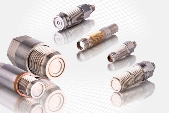 Für hochdynamische Messungen bei extremen Umgebungsbedingungen: piezoelektrische Drucksensoren. Für hochdynamische Messungen bei extremen Umgebungsbedingungen: piezoelektrische Drucksensoren.