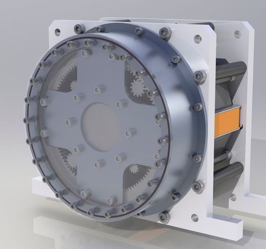 Mit diesem neu entwickelten Planetengenerator der TU Wien soll die Übersetzung von niedrigen zu hohen Drehzahlen einfacher, günstiger und effektiver werden. Gezeigt wird der hoch wirksame Generator im Rahmen der Hannover Messe 2018 in Halle 5 am Stand D18. Mit diesem neu entwickelten Planetengenerator der TU Wien soll die Übersetzung von niedrigen zu hohen Drehzahlen einfacher, günstiger und effektiver werden. Gezeigt wird der hoch wirksame Generator im Rahmen der Hannover Messe 2018 in Halle 5 am Stand D18.
