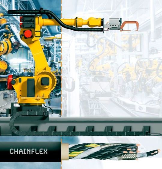 Die speziell für die siebte Achse an Fanuc Robotern ausgelegten Leitungen sind für hochdynamische Anwendungen in Produktionsanlagen mit langen Verfahrwegen entwickelt und getestet. Die speziell für die siebte Achse an Fanuc Robotern ausgelegten Leitungen sind für hochdynamische Anwendungen in Produktionsanlagen mit langen Verfahrwegen entwickelt und getestet.