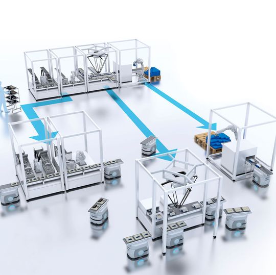 Omron zeigt eine flexible Produktion durch Innovationen in der Automatisierung. Omron zeigt eine flexible Produktion durch Innovationen in der Automatisierung.