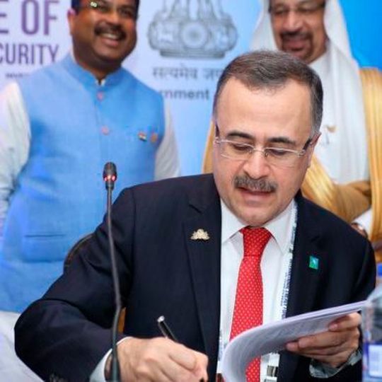 Saudi Aramco's President & CEO Amin H. Nasser said in an announcement that investing in India was a key part of Saudi Aramco’s global downstream strategy, and would be another milestone in their growing relationship with India. Saudi Aramco's President & CEO Amin H. Nasser said in an announcement that investing in India was a key part of Saudi Aramco’s global downstream strategy, and would be another milestone in their growing relationship with India.