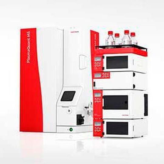 A new HPLC module for a very successful Plasma Quant MS mass spectrometer series — Analytik Jena has created a complete solution combining high-performance HPLC and ICP-MS. A new HPLC module for a very successful Plasma Quant MS mass spectrometer series — Analytik Jena has created a complete solution combining high-performance HPLC and ICP-MS.