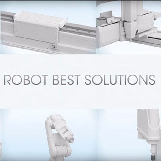In der Fertigungslinie werden Linearachsen, kartesische-Systeme, Scaras und 6-Achs-Roboter über ein modulares Linearfördersystem zu einer autonom-produzierenden Einheit verbunden. In der Fertigungslinie werden Linearachsen, kartesische-Systeme, Scaras und 6-Achs-Roboter über ein modulares Linearfördersystem zu einer autonom-produzierenden Einheit verbunden.