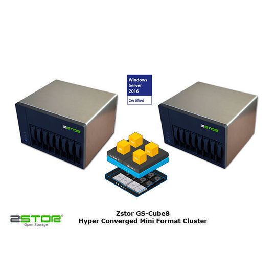 Zstor stellt den wohl kleinsten und leisesten S2D Hyper Converged Cluster vor. Zstor stellt den wohl kleinsten und leisesten S2D Hyper Converged Cluster vor.