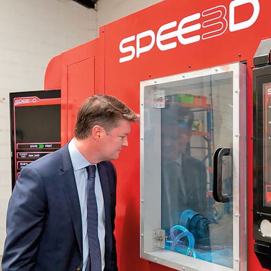 La Spee3D est concue et fabrique e à Melbourne en Australie. La Spee3D est concue et fabrique e à Melbourne en Australie.