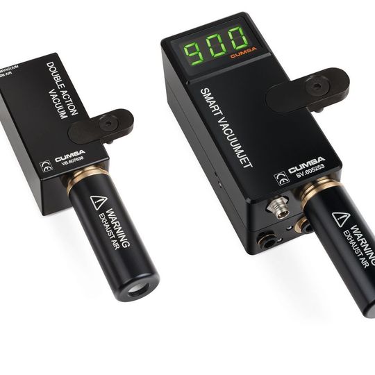 The Double Action Vacuumjet and the Smart Vacuumjet are the latest additions by Cumsa to its Vacuum series. The Double Action Vacuumjet and the Smart Vacuumjet are the latest additions by Cumsa to its Vacuum series.