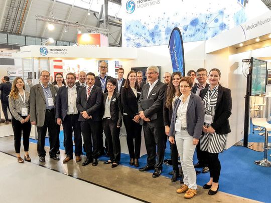 Auf der Medtec Europe waren 2017 bereits acht Mitaussteller unter dem Dach von Technology Mountains vereint. Auf der Medtec Europe waren 2017 bereits acht Mitaussteller unter dem Dach von Technology Mountains vereint.