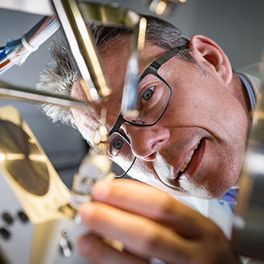 Serendipity: Professor John McGeehan and colleagues inadvertently engineered an enzyme better at degrading plastic than the enzyme which evolved in nature. Serendipity: Professor John McGeehan and colleagues inadvertently engineered an enzyme better at degrading plastic than the enzyme which evolved in nature.