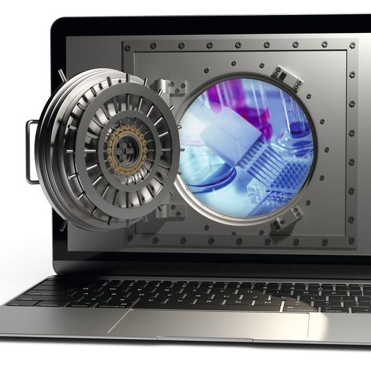 Abb. 1: Die Sicherheit mühsam erhobener, teils sensibler Messdaten ist auch im Labor essenziell. Abb. 1: Die Sicherheit mühsam erhobener, teils sensibler Messdaten ist auch im Labor essenziell.