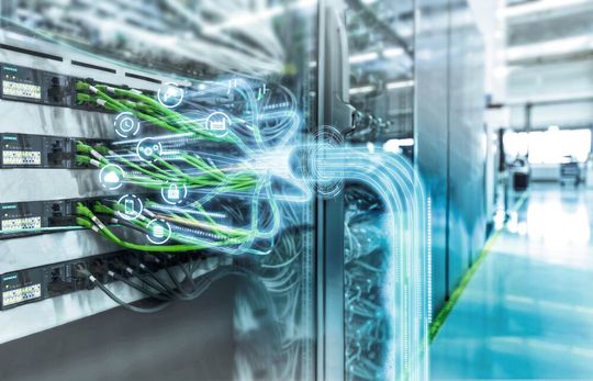 Siemens zeigt auf der Hannover Messe 2018 anhand eines Messemodells die Vorteile von Time-Sensitive Networking (TSN). Siemens zeigt auf der Hannover Messe 2018 anhand eines Messemodells die Vorteile von Time-Sensitive Networking (TSN).
